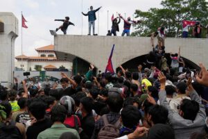 Protestas en Nepal contra la prohibición de redes sociales