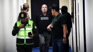 Arturo Murillo en la audiencia relacionada con los gases del Ecuador