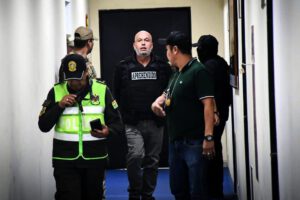 Arturo Murillo en la audiencia relacionada con los gases del Ecuador