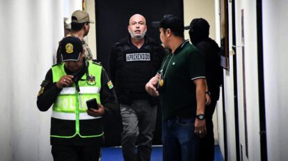 Arturo Murillo en la audiencia relacionada con los gases del Ecuador
