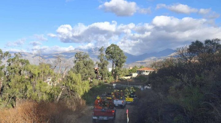 Cierre del Parque Nacional Tunari por incendios forestales