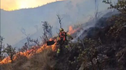 Incendio en Tolata