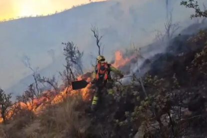 Incendio en Tolata