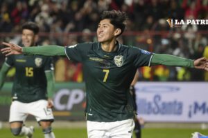 Miguel Terceros fue autor del gol del triunfo de Bolivia ante Brasil