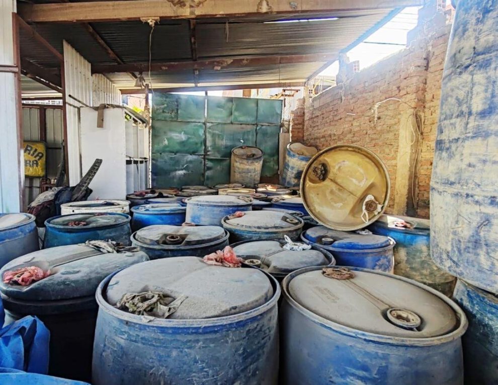 Decomiso de diésel en Quillacollo