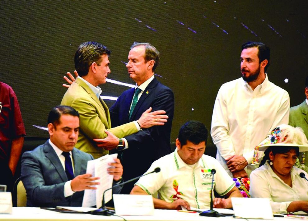 Campaña electoral limpia en Bolivia