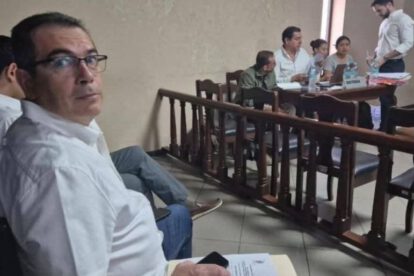 Mario Aguilera en audiencia del caso Decretazo