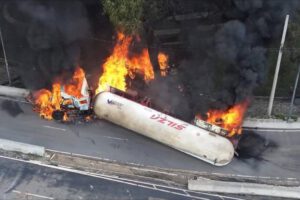 Explosión de camión de gas en Ciudad de México