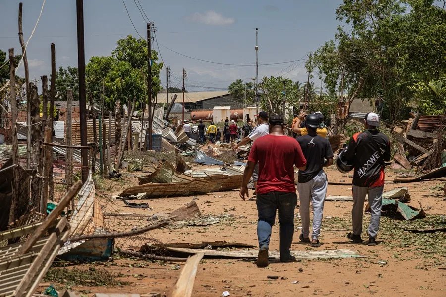 explosión en fábrica de pirotecnia en San Francisco, Venezuela