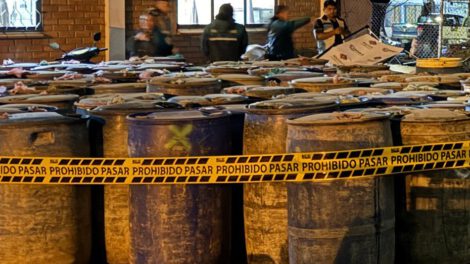 red familiar de comercialización ilegal de diésel