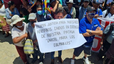 nulidad de los procesos en Sacaba y Senkata