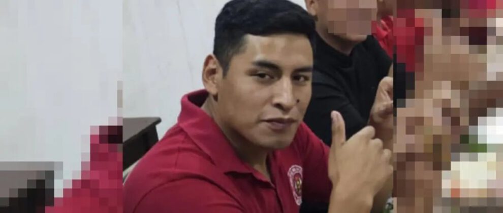 Sargento Abel Chilca Marca, bombero de la Policía