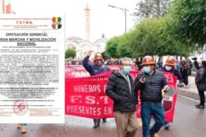 Gran Marcha Nacional contra minería ilegal desde El Alto a La Paz