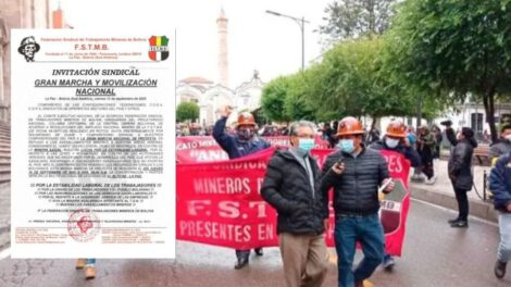 Gran Marcha Nacional contra minería ilegal desde El Alto a La Paz
