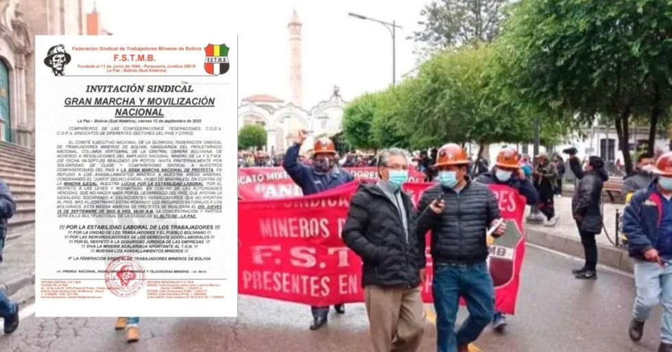 Gran Marcha Nacional contra minería ilegal desde El Alto a La Paz