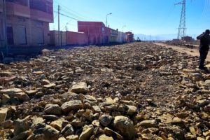 Retraso en la construcción de la Avenida de la Diablada