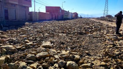 Retraso en la construcción de la Avenida de la Diablada