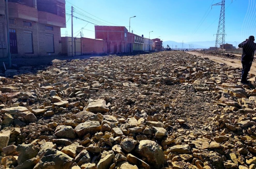Retraso en la construcción de la Avenida de la Diablada