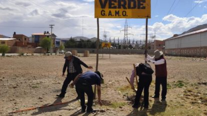 venta ilegal de terreno en área verde