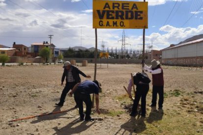 venta ilegal de terreno en área verde
