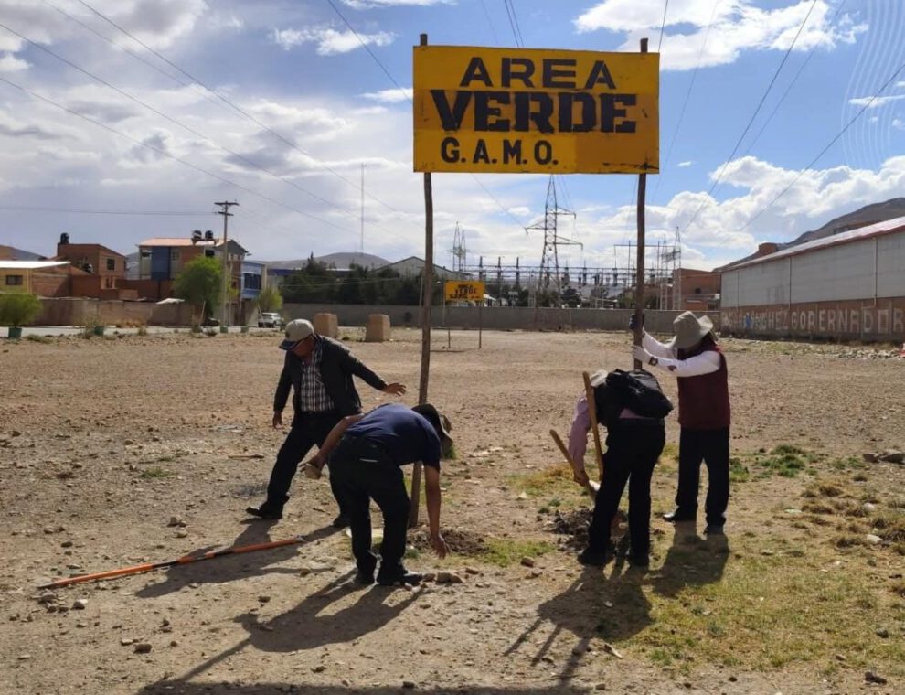 venta ilegal de terreno en área verde