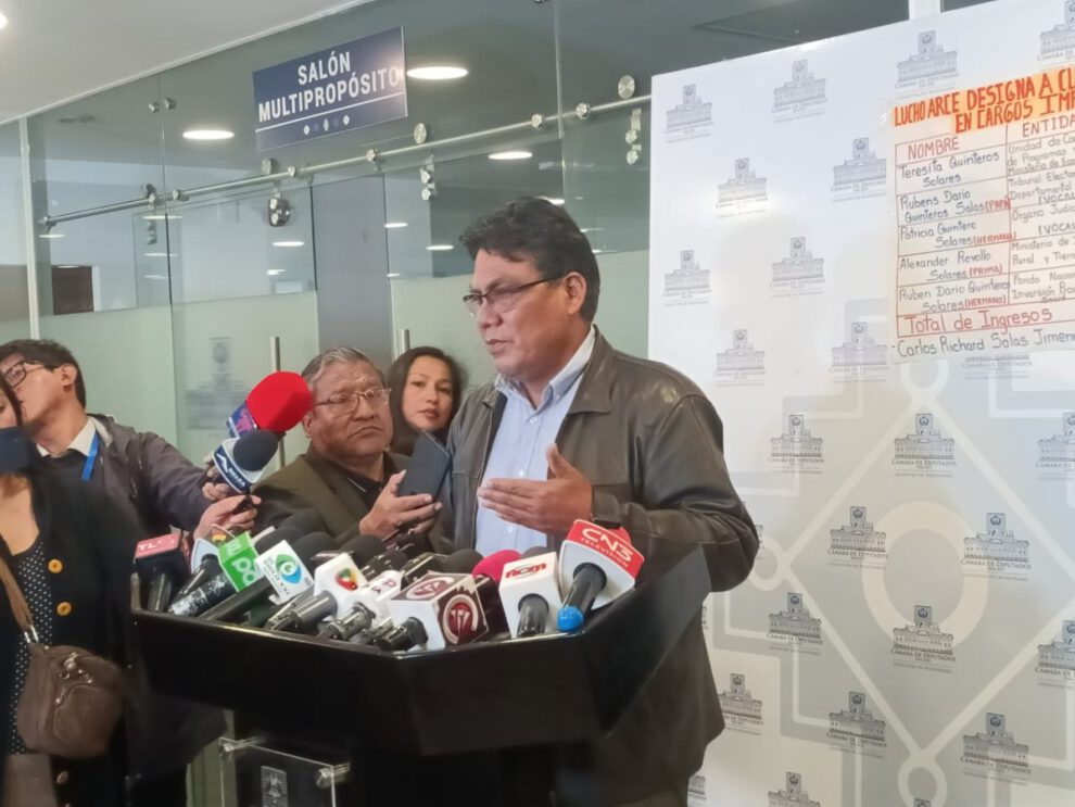 Nepotismo en Bolivia por el presidente Luis Arce