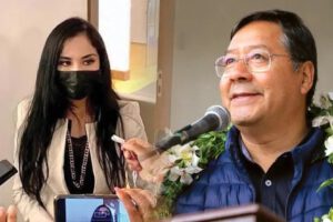 Brenda Lafuente denuncia a Luis Arce por presunto abandono de embarazada