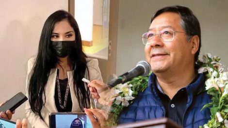 Brenda Lafuente denuncia a Luis Arce por presunto abandono de embarazada