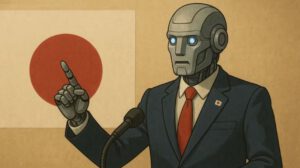 Inteligencia artificial en política como líder del partido Camino al Renacimiento
