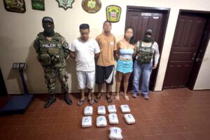 Aprehenden a tres extranjeros con droga en Puerto Quijarro