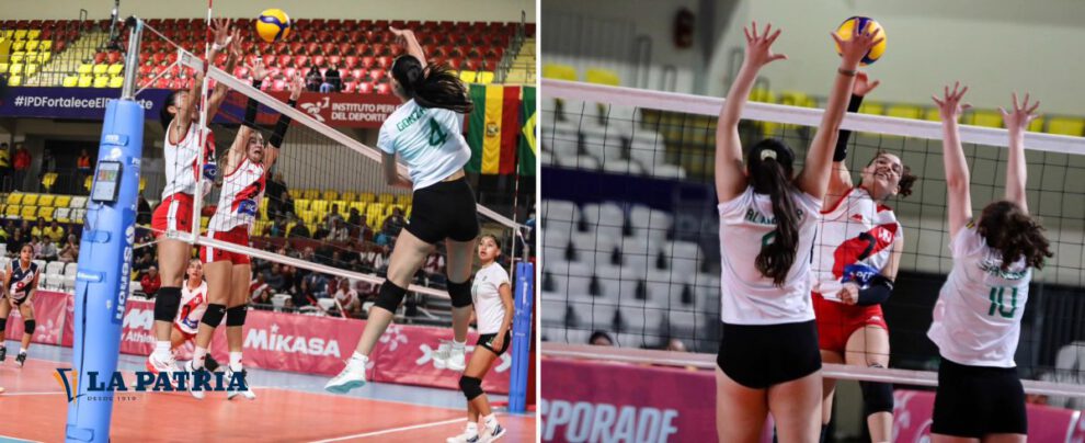 Bolivia pierde en su debut ante Perú en el Sudamericano U-17 de voleibol