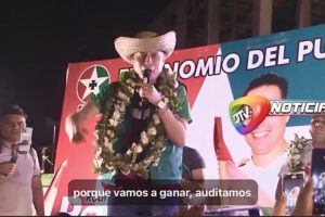 Agresión a periodistas durante acto de Edmand Lara