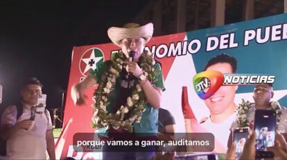 Agresión a periodistas durante acto de Edmand Lara