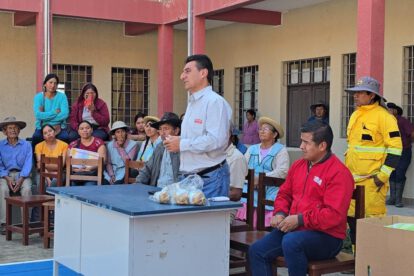bombas antigranizo entregadas por el alcalde de Tarija