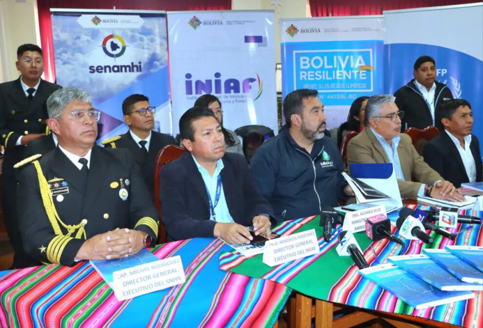 Estaciones meteorológicas entregadas al Senamhi de Bolivia