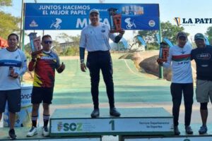 Orureños demuestra talento en el BMX Racing 2025