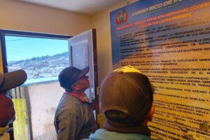Comibol limita actividades mineras en el Cerro Rico