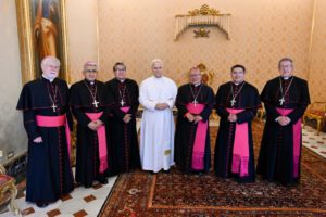 obispos de Bolivia con el Papa León XIV