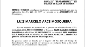 Orden de aprehensión contra hijo del Presidente