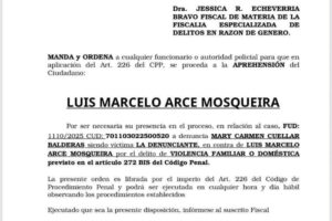 Orden de aprehensión contra hijo del Presidente