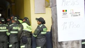 Operativo de seguridad electoral en Bolivia