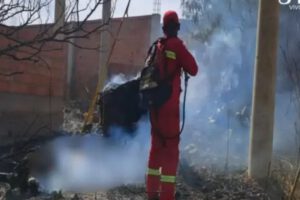 Cuerpo calcinado en incendio en Sacaba