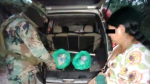 Detención de Elba Terán en posesión de sustancias controladas