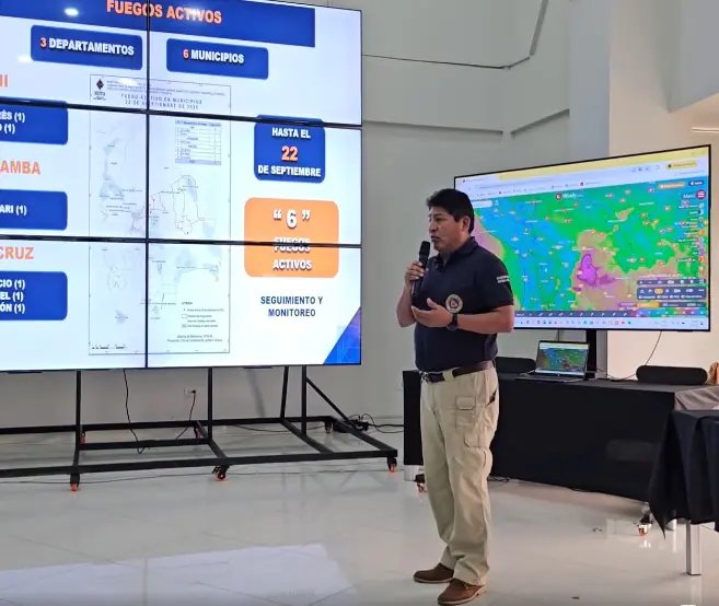 incendios forestales en Bolivia