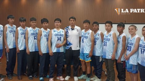 Selección orureña de básquetbol U-14 lista para la Copa Bolivia