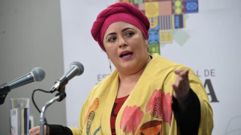 Ministra de la Presidencia, María Nela Prada advierte sobre riesgos del proyecto de ley TSE