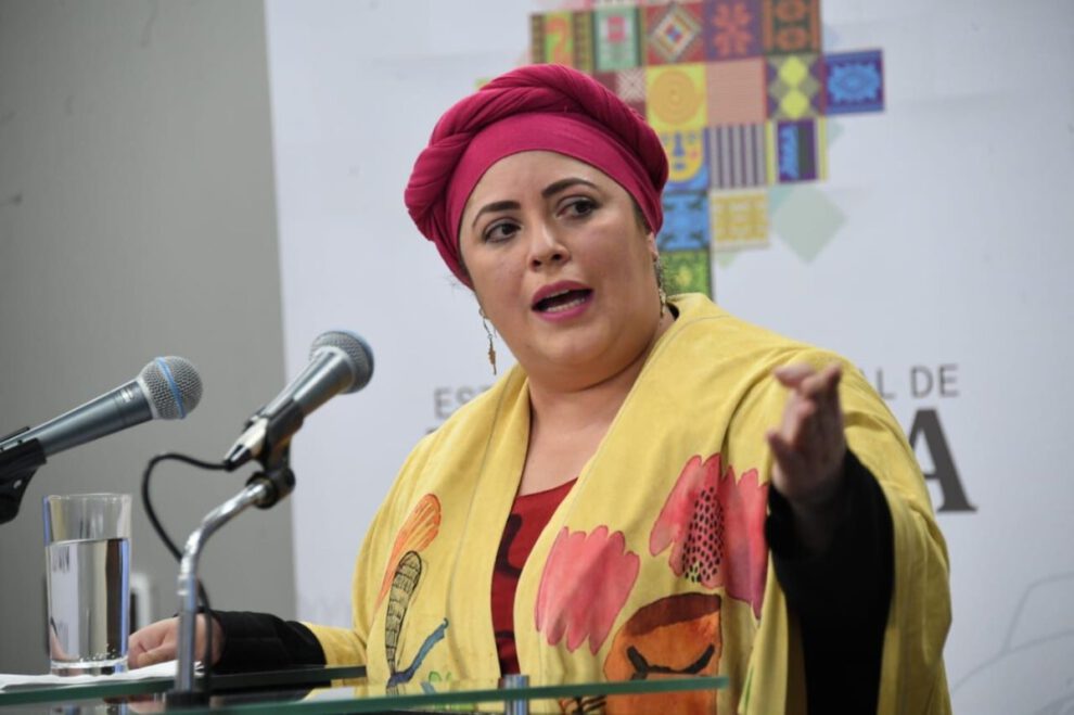 Ministra de la Presidencia, María Nela Prada advierte sobre riesgos del proyecto de ley TSE