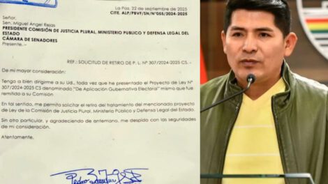 Senador Vargas retira proyecto de ley sobre suspensión de vocales del TSE