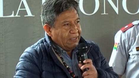 David Choquehuanca en Filadelfia