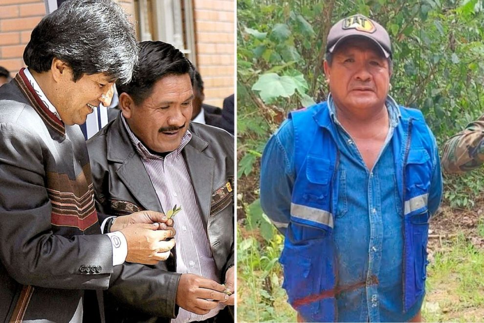 Aprehensión de Felipe Cáceres en operativo antidrogas